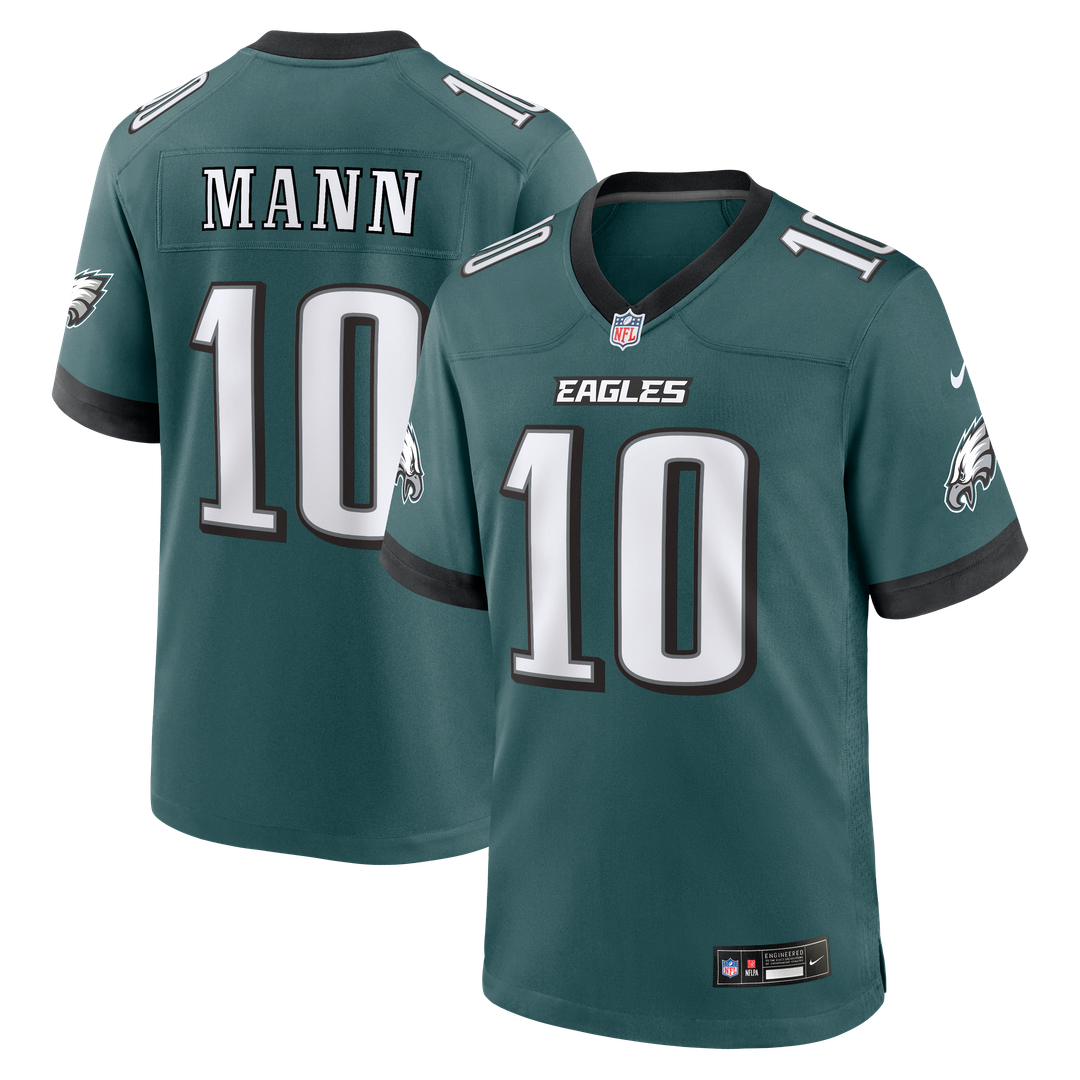 Braden Mann Philadelphia Eagles Team Game Jersey - Midnight Green