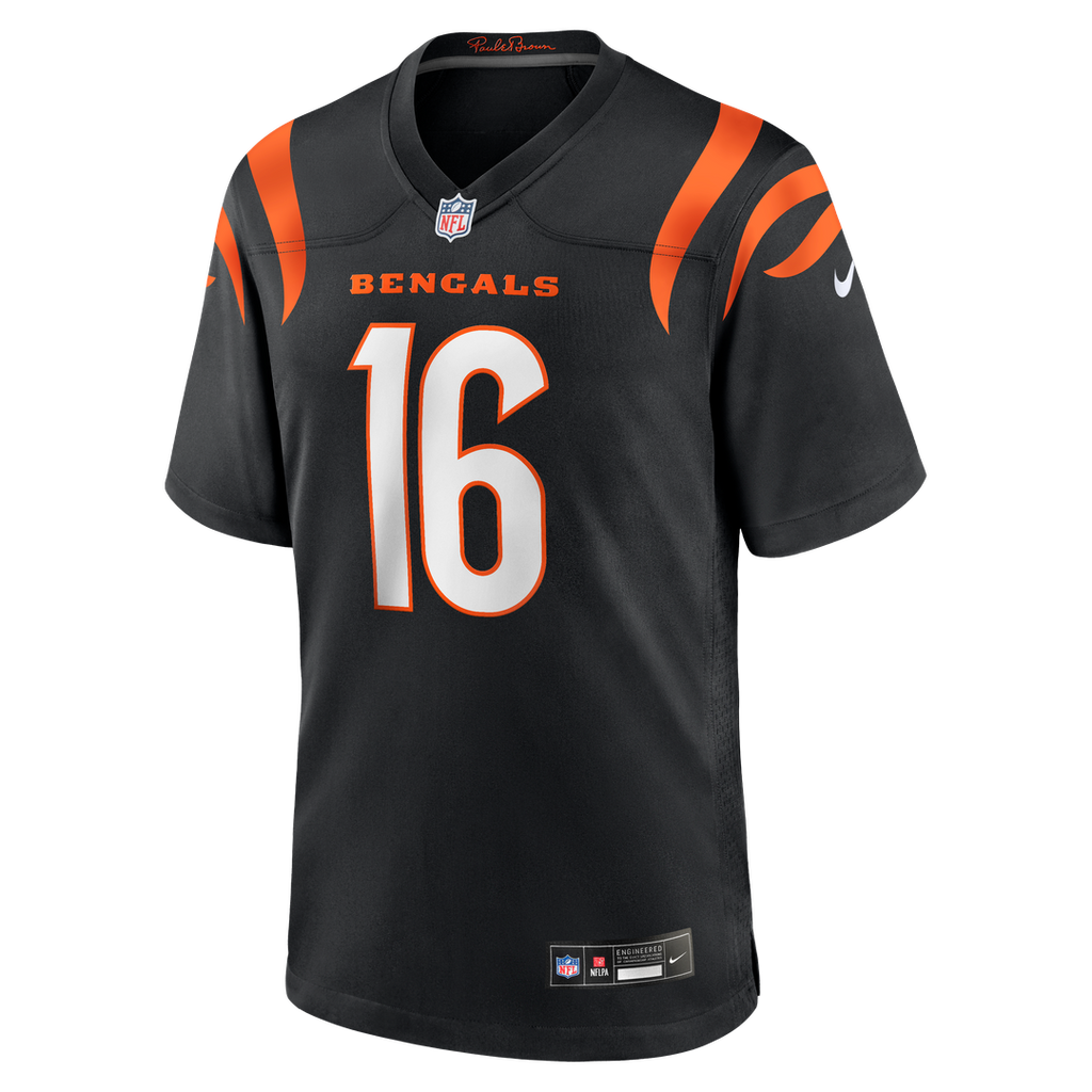 Joe Flacco Cincinnati Bengals Team Game Jersey - Black