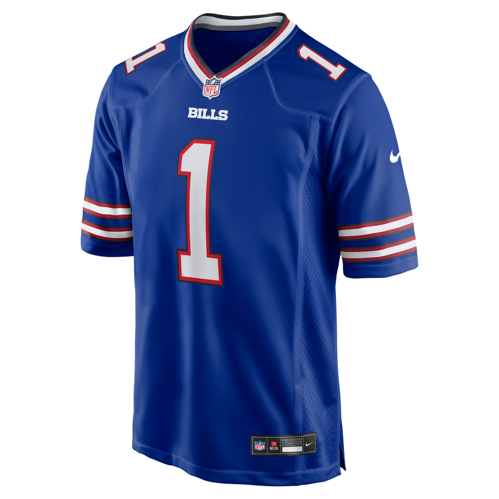 Number 1 Groom Buffalo Bills Game Jersey - Royal