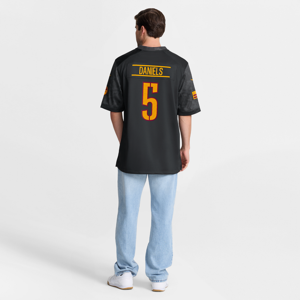 Jayden Daniels Washington Commanders Player Game Jersey - White