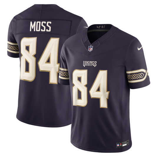 Randy Moss Minnesota Vikings 2026 Rivalries Collection Stitched Limited Jersey - Purple