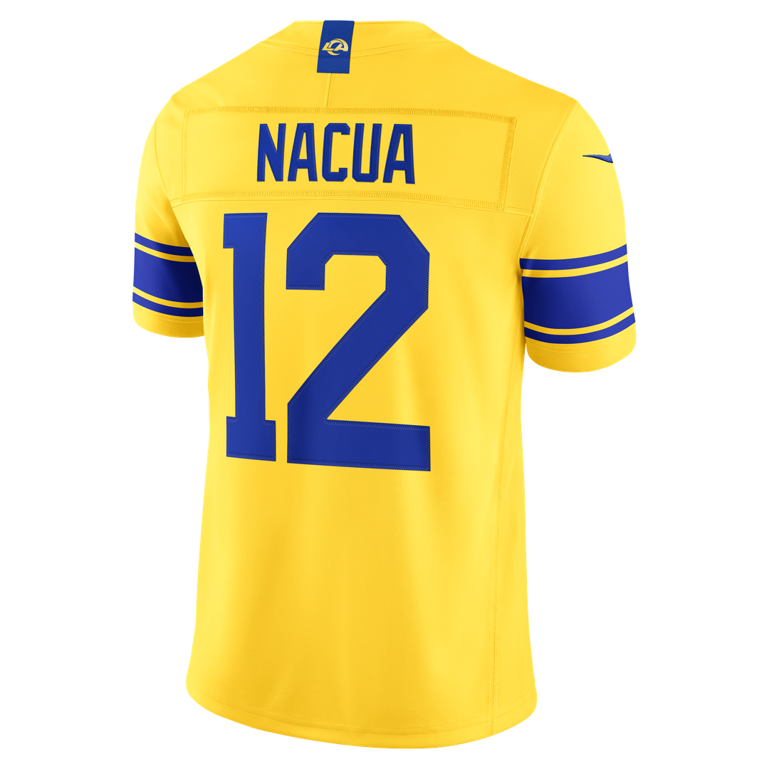 Puka Nacua Los Angeles Rams Classic Sol Vapor F.U.S.E. Stitched Limited Jersey