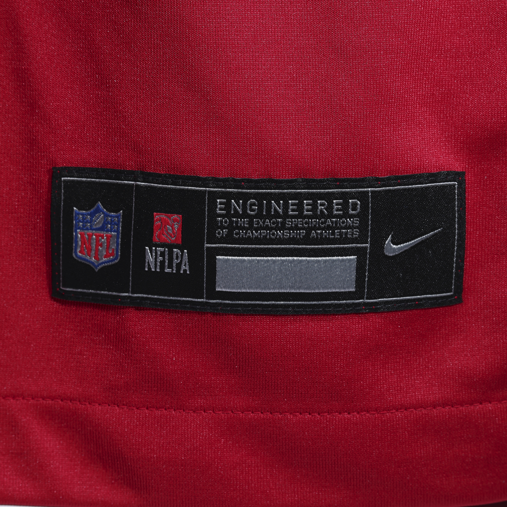 Mac Jones San Francisco 49ers Team Game Jersey - Scarlet
