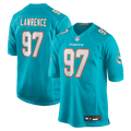 Rashard Lawrence Miami Dolphins Team Game Jersey - Aqua