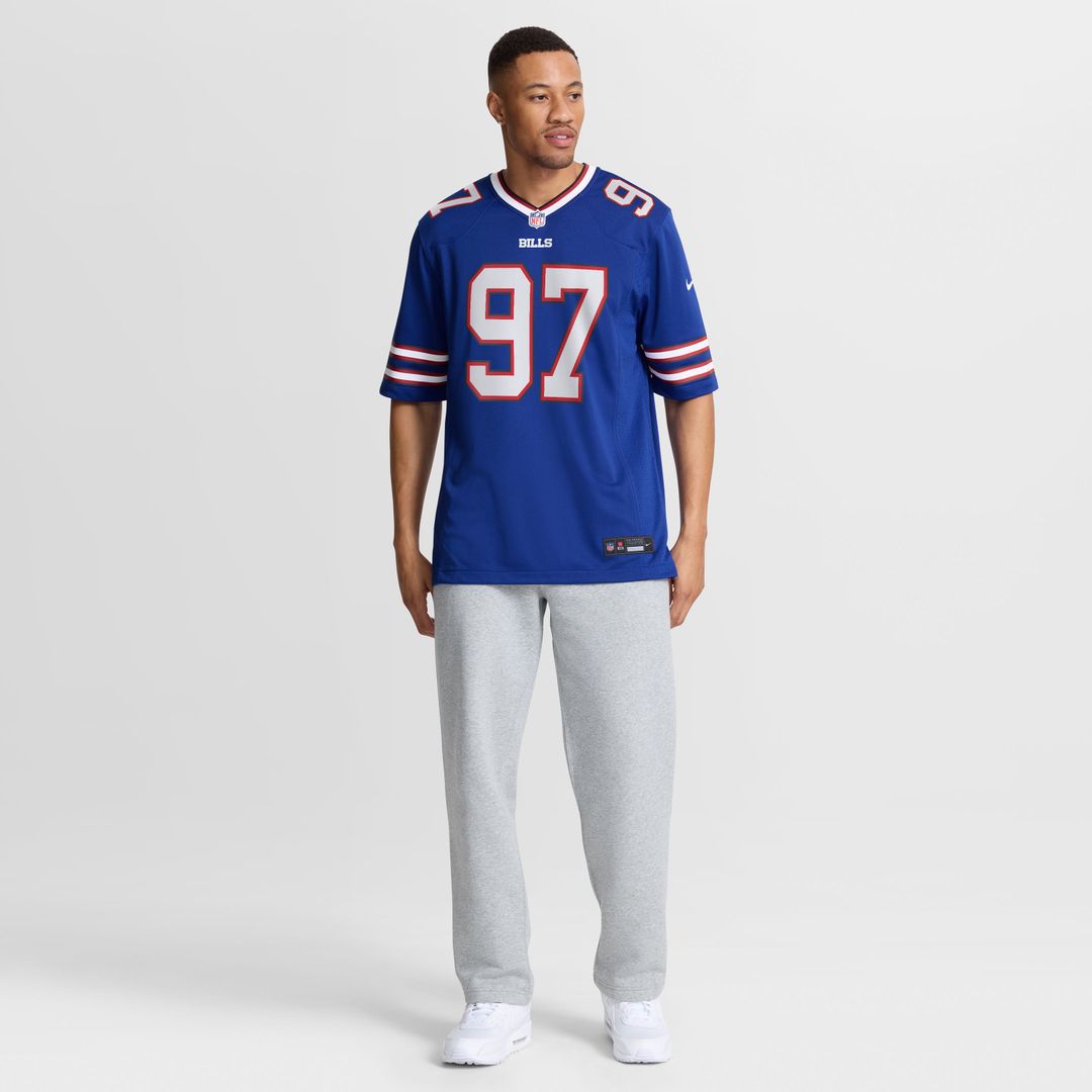 Greg Gaines Buffalo Bills Team Game Jersey - Royal