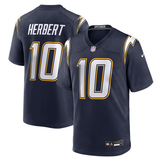 Justin Herbert Los Angeles Chargers Alternate Super Chargers Game Player Jersey - Navy
