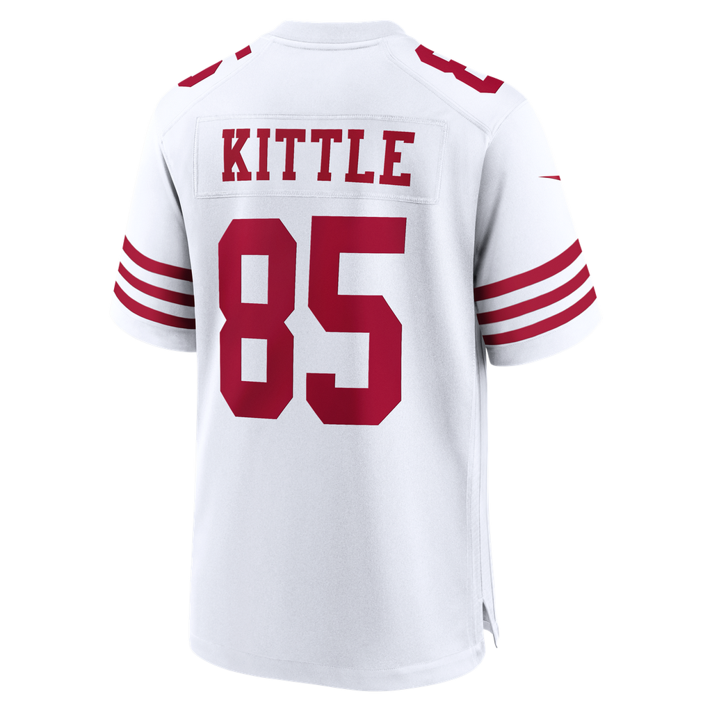 George Kittle San Francisco 49ers 80th Anniversary Game Jersey - Scarlet