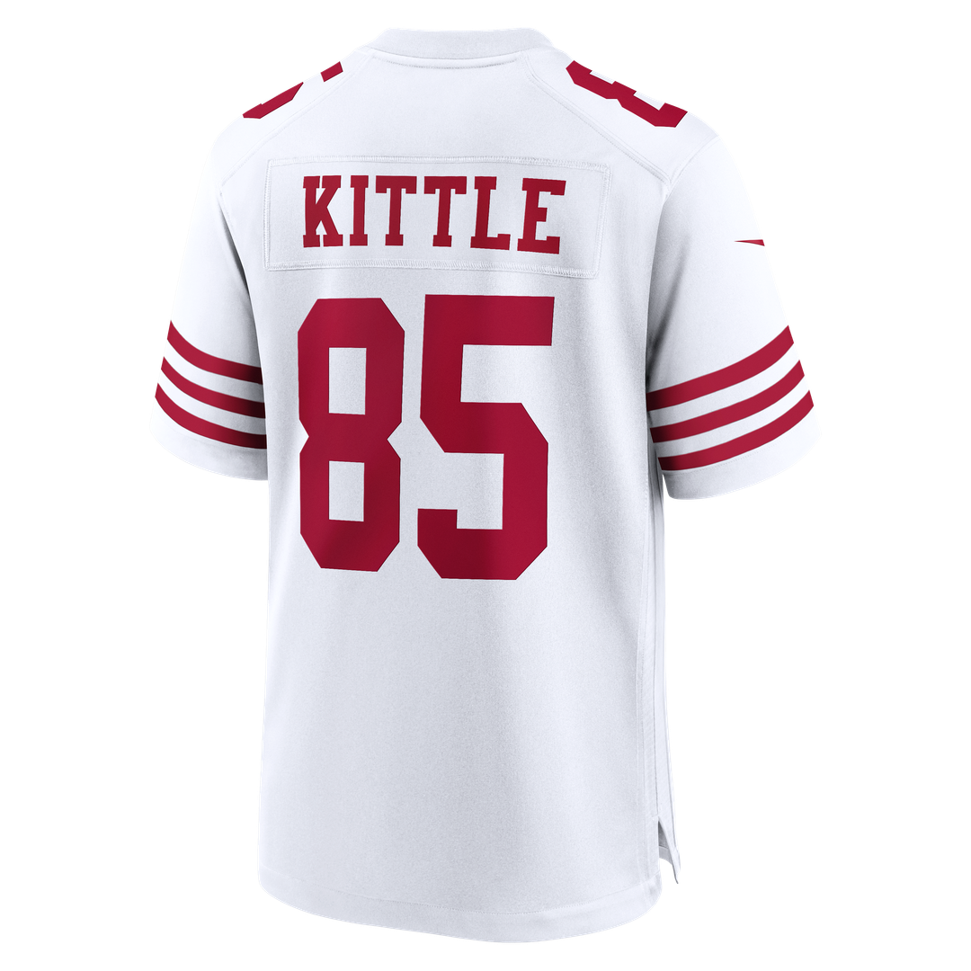 George Kittle San Francisco 49ers 80th Anniversary Game Jersey - Scarlet