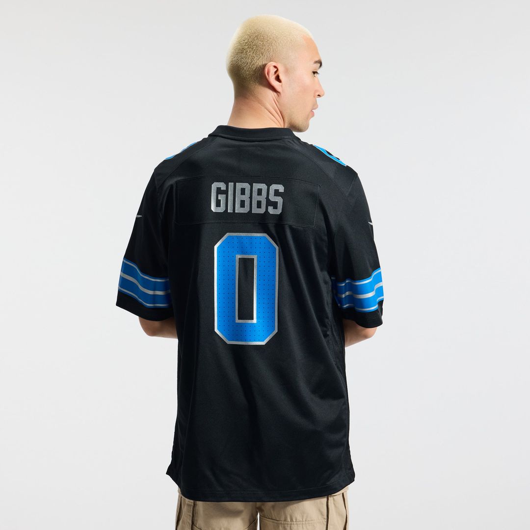 Jahmyr Gibbs Detroit Lions Game Player Jersey - White