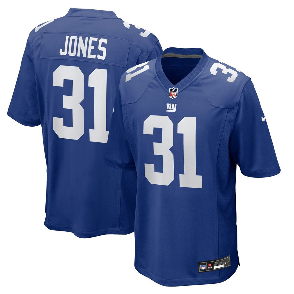 Nic Jones New York Giants Team Game Jersey - Royal