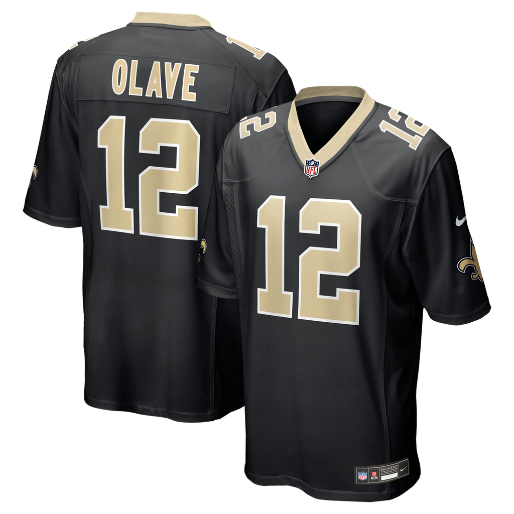 Chris Olave New Orleans Saints Player Game Jersey - Black