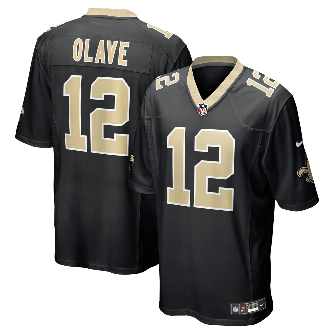 Chris Olave New Orleans Saints Player Game Jersey - Black