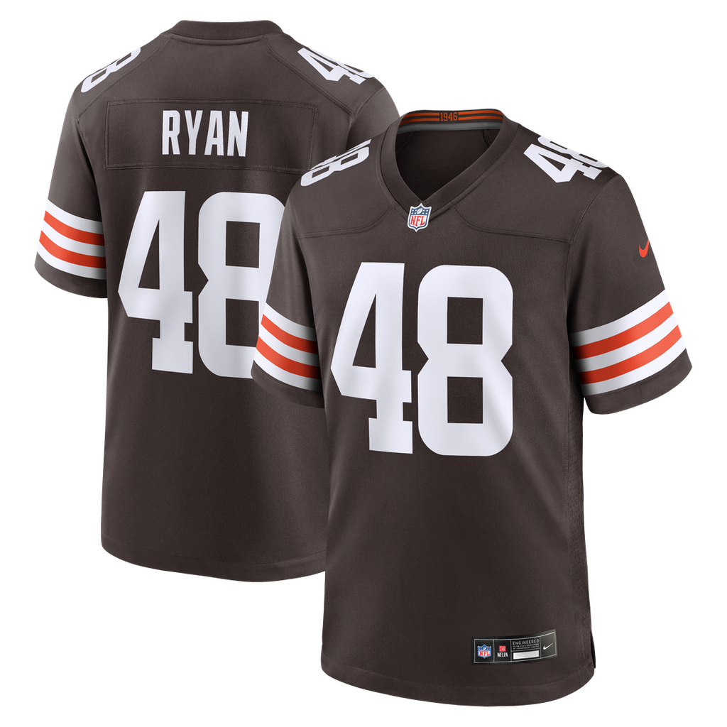 Carsen Ryan Cleveland Browns Game Jersey - Brown