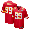 Peter Woods Kansas City Chiefs Team Game Jersey - Red