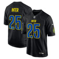 Inter Milan 2025 Soccer x NFL Game Jersey - Black
