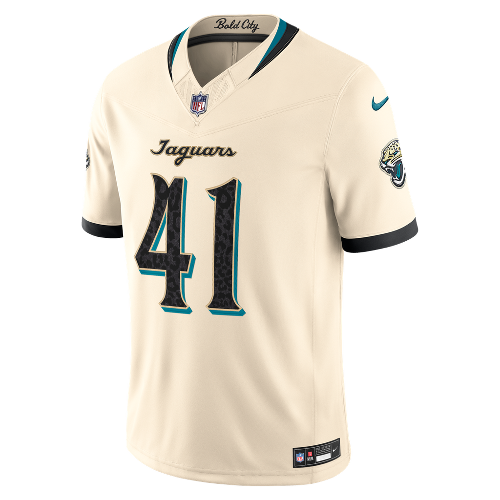 Josh Hines - Allen Jacksonville Jaguars 2026 Rivalries Collection Stitched Limited Jersey - Natural