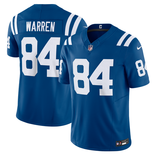 Tyler Warren Indianapolis Colts Team Vapor F.U.S.E. Limited Jersey - Royal