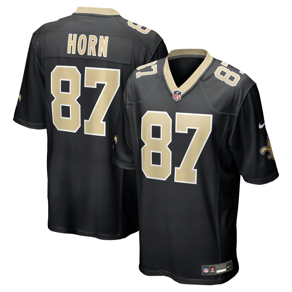 Joe Horn New Orleans Saints Game Retired Player Jersey - Black