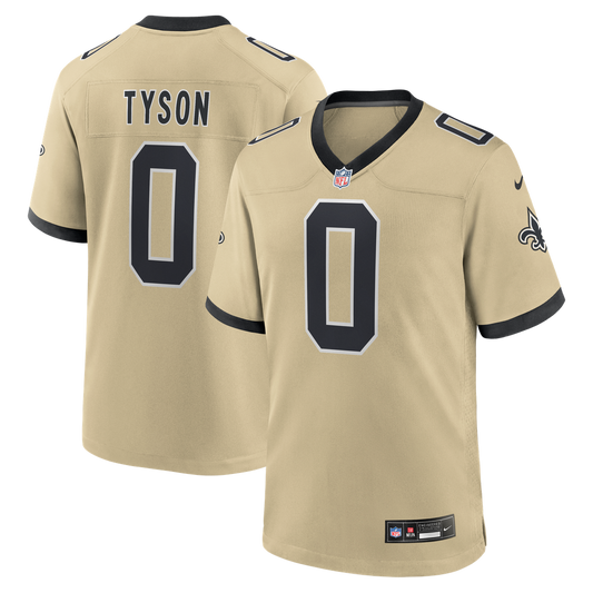 Jordyn Tyson New Orleans Saints Alternate Game Jersey - Gold