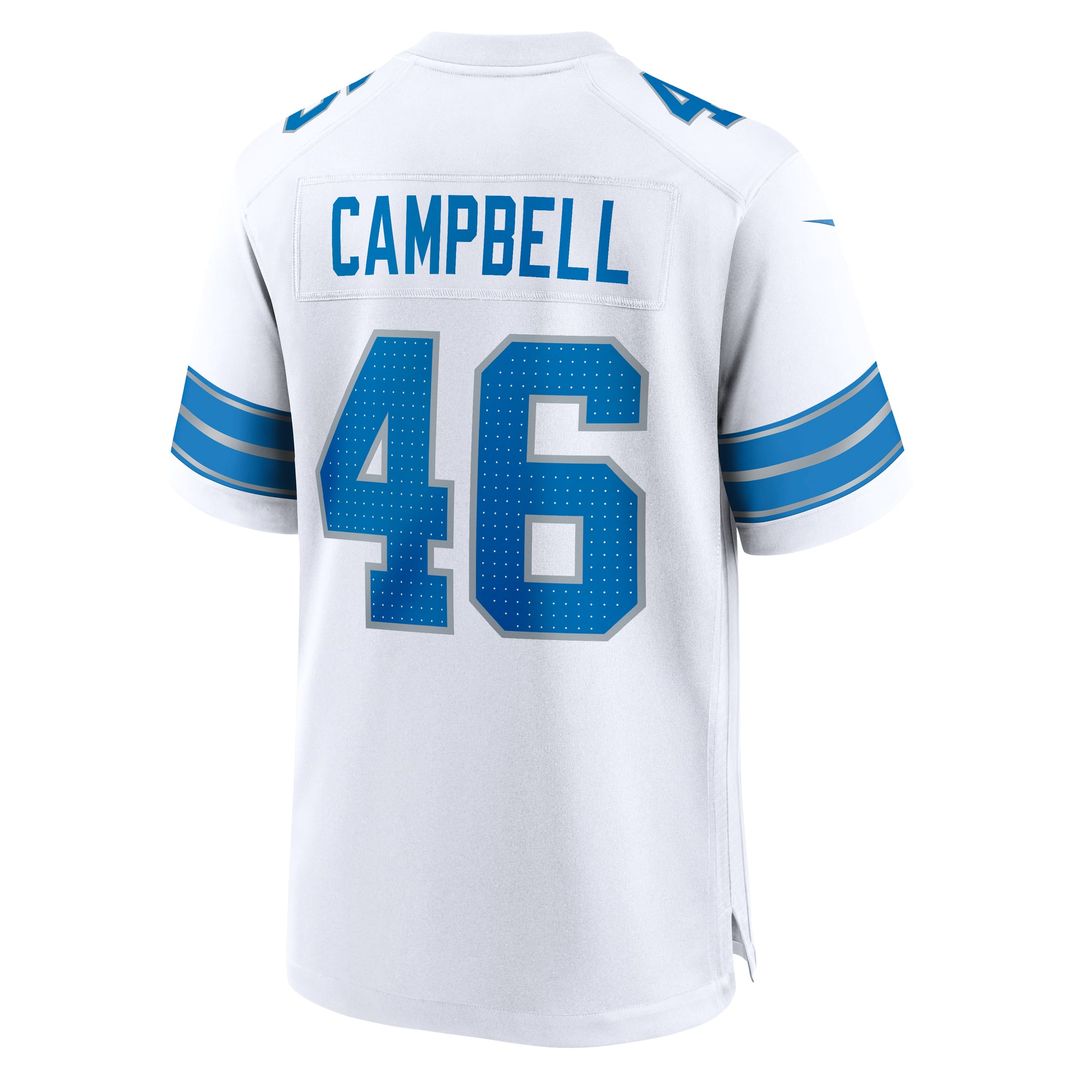 Jack Campbell Detroit Lions 2nd Alternate Game Jersey - Black