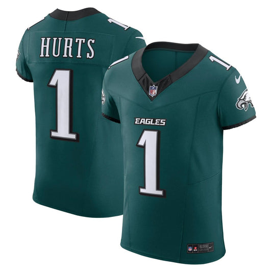 Jalen Hurts Philadelphia Eagles Team Vapor F.U.S.E. Elite Jersey - Midnight Green