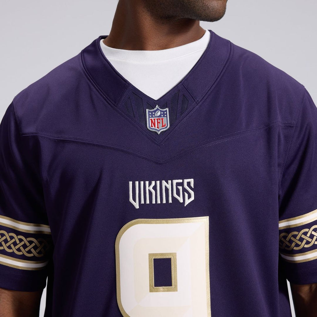 J.J. McCarthy Minnesota Vikings 2026 Rivalries Collection Stitched Limited Jersey - Purple