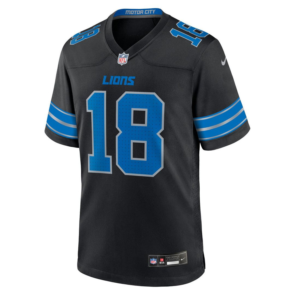 Isaac TeSlaa Detroit Lions Game Player Jersey - Blue