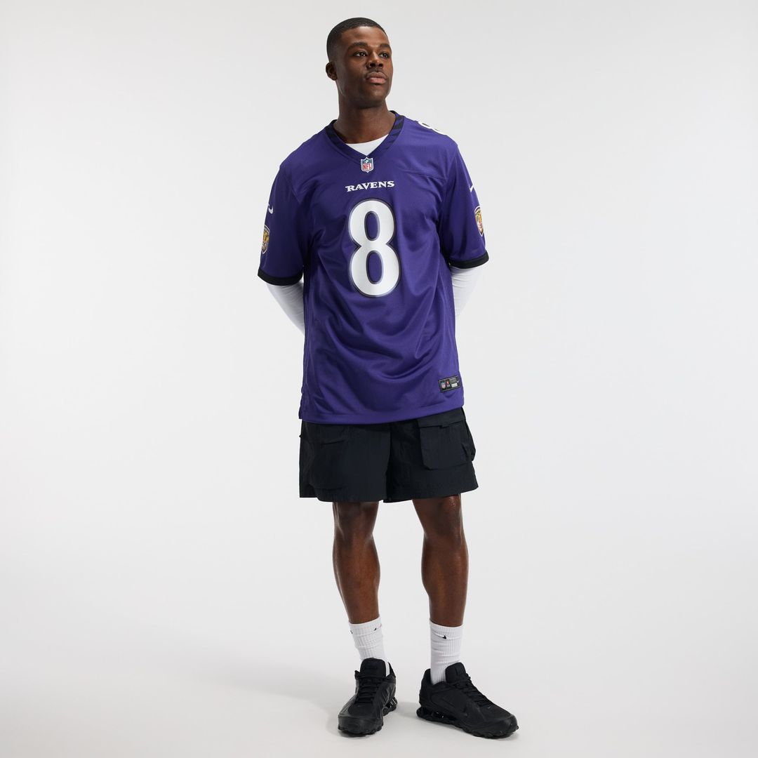 Lamar Jackson Baltimore Ravens Team Game Jersey - Purple