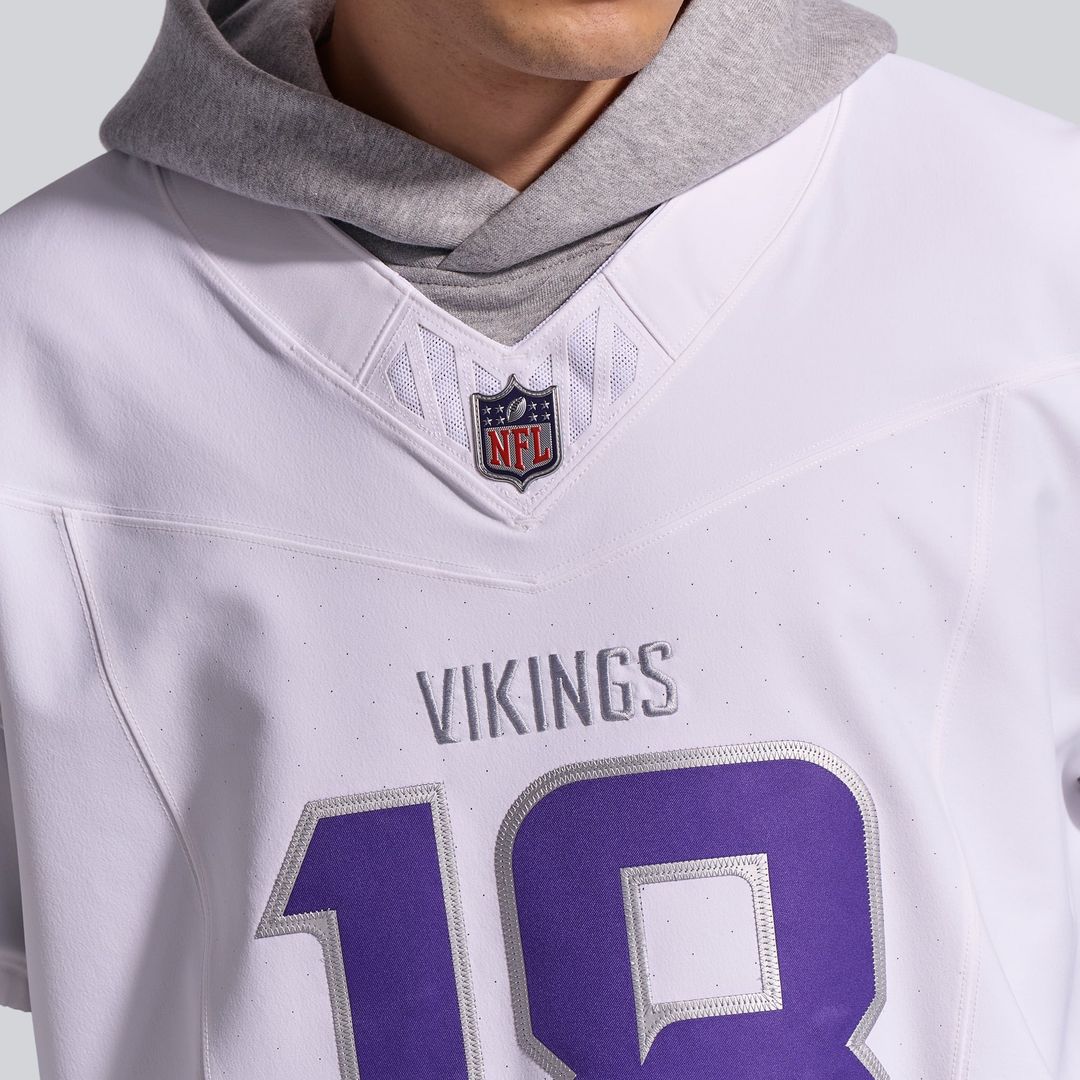Justin Jefferson Minnesota Vikings Alternate Vapor F.U.S.E. Elite Player Jersey - White
