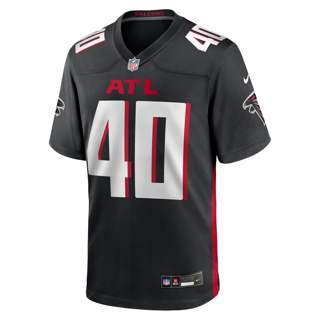 JD Bertrand Atlanta Falcons Team Game Jersey - Black