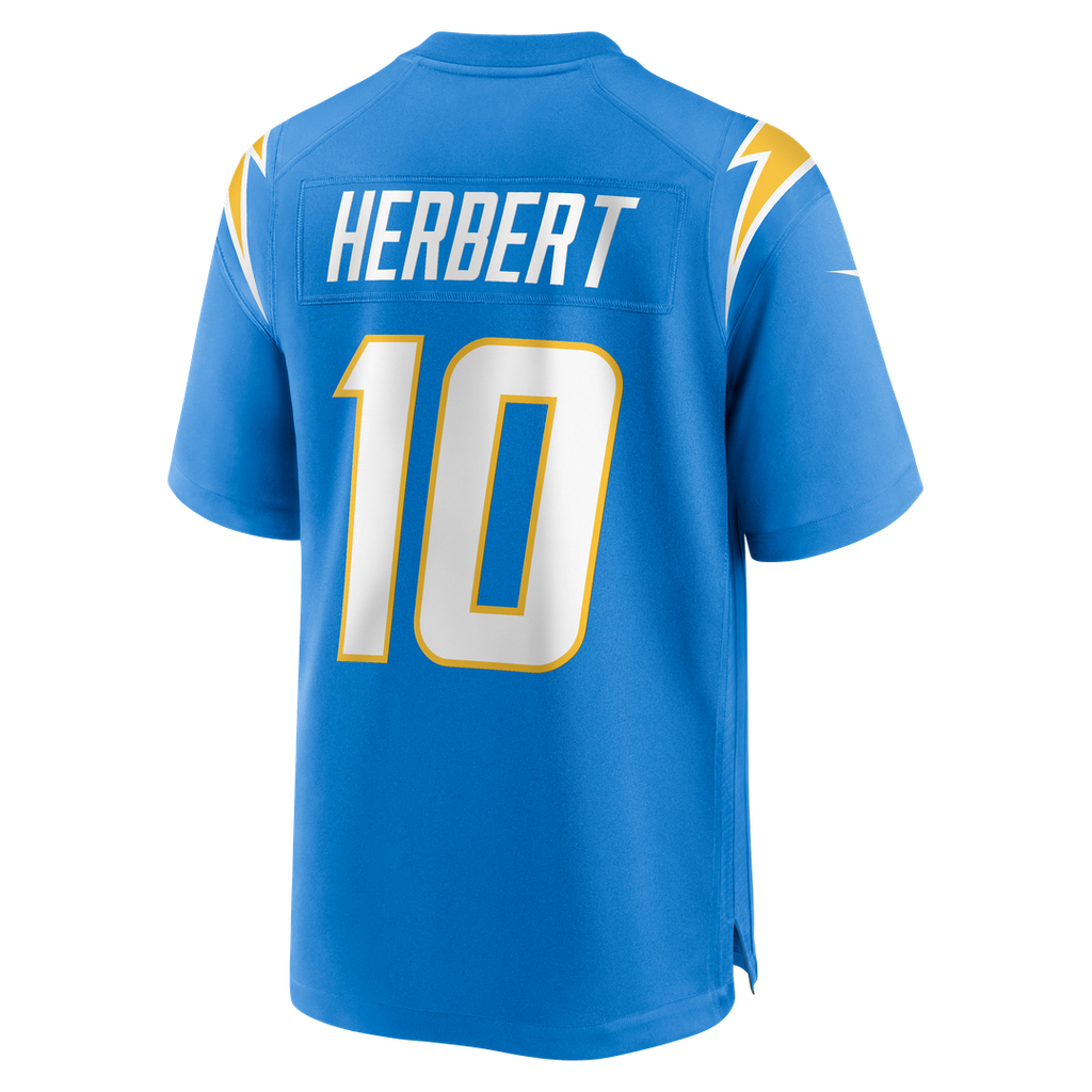 Justin Herbert Los Angeles Chargers Player Game Jersey - Powder Blue