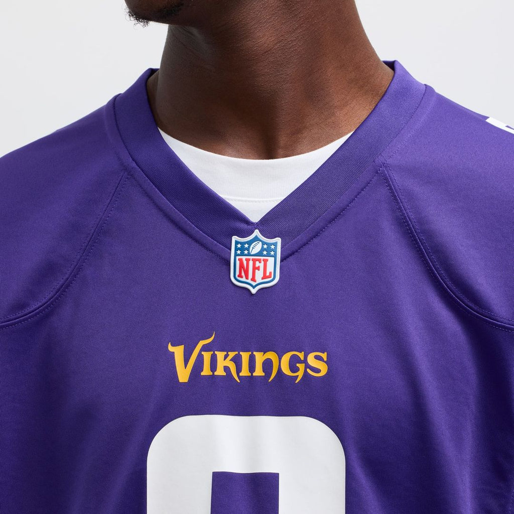 J.J. McCarthy Minnesota Vikings Player Game Jersey - Purple