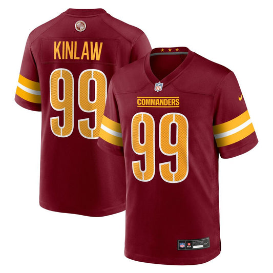 Javon Kinlaw Washington Commanders Team Game Jersey - Burgundy
