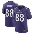 Matthew Hibner Baltimore Ravens Team Game Jersey - Purple