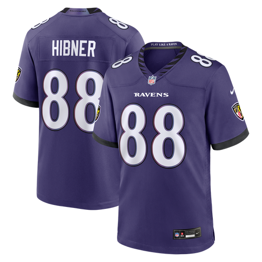 Matthew Hibner Baltimore Ravens Team Game Jersey - Purple