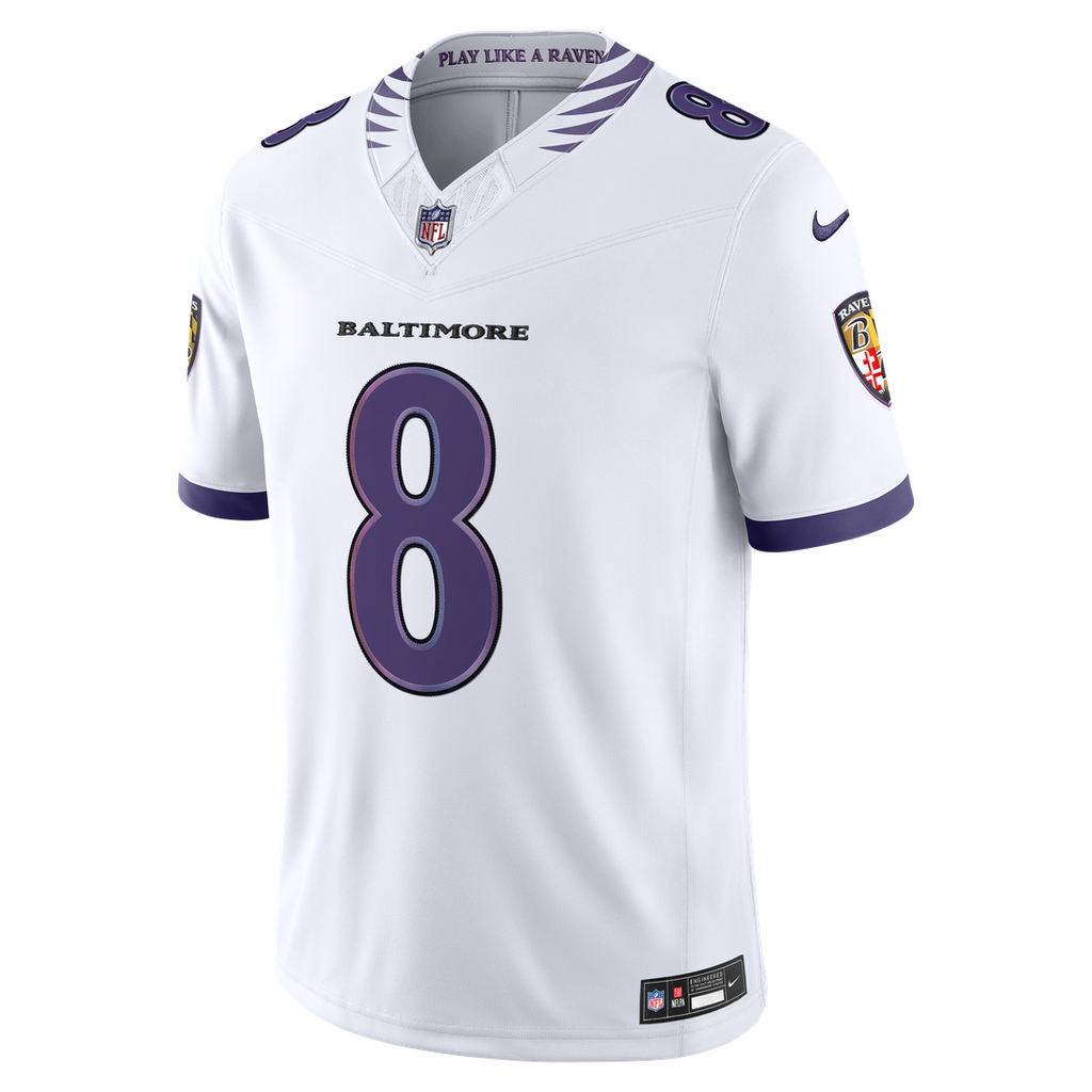 Lamar Jackson Baltimore Ravens Team Vapor F.U.S.E. Stitched Limited Jersey - Purple