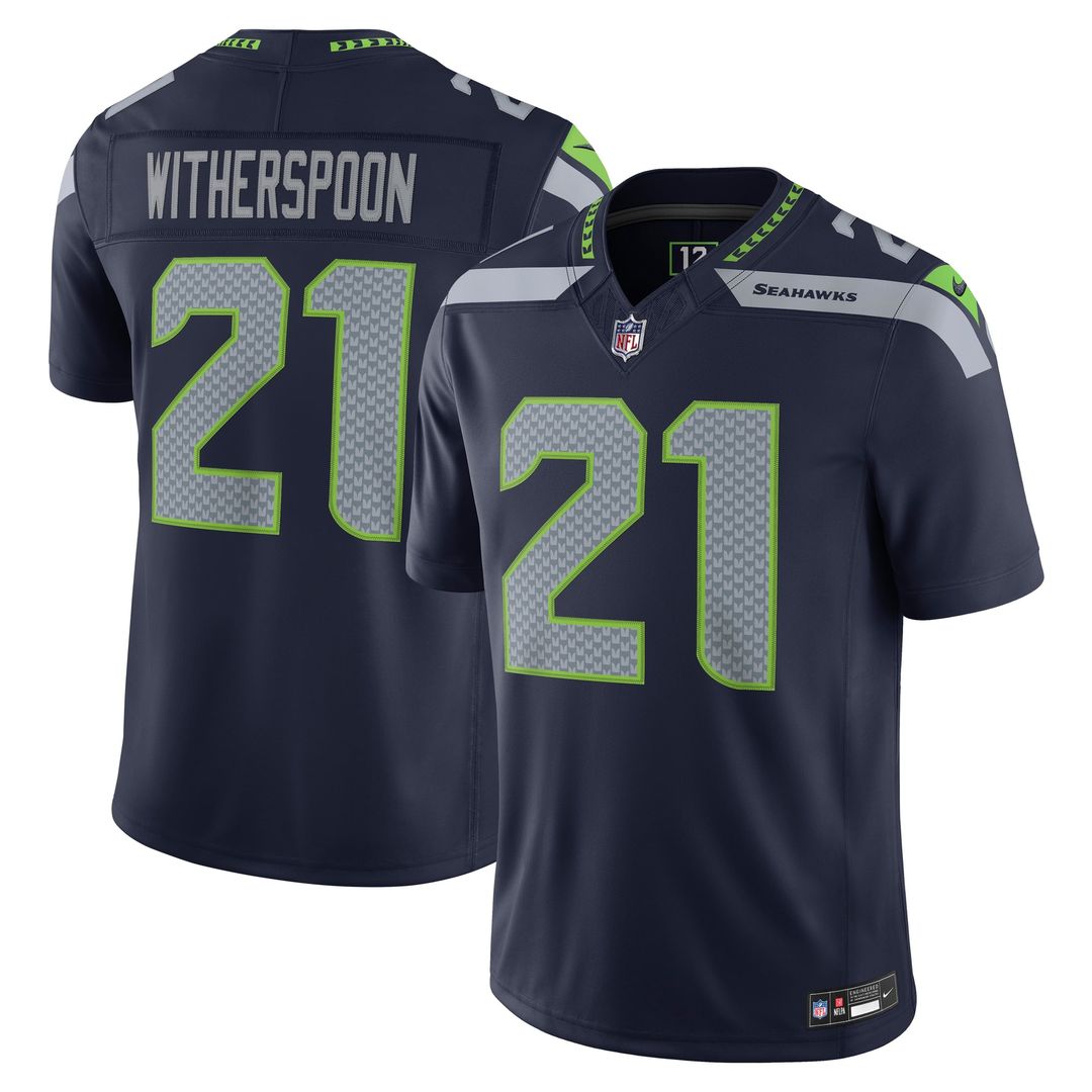 Devon Witherspoon Seattle Seahawks Alternate Vapor F.U.S.E. Stitched Limited Jersey - Royal