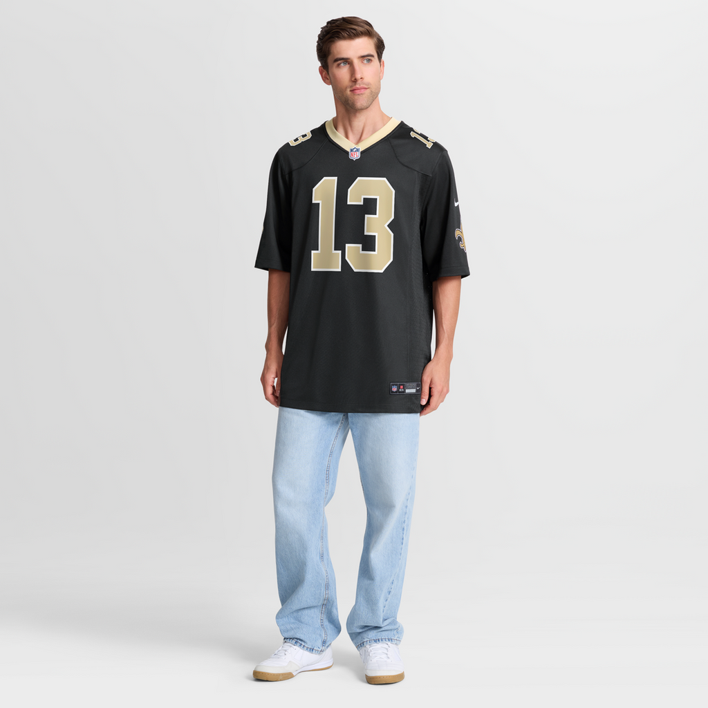 Velus Jones Jr. New Orleans Saints Team Game Jersey - Black
