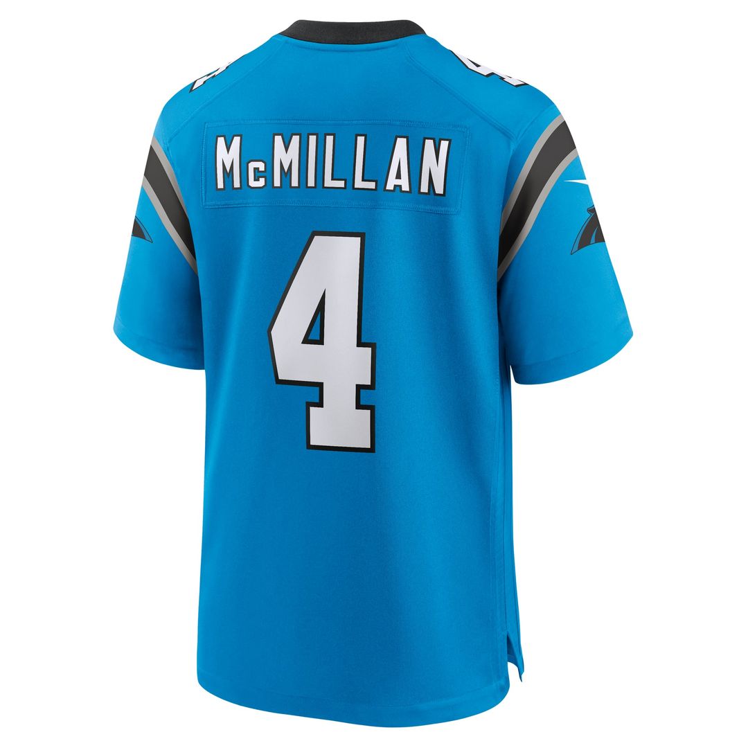 Tetairoa McMillan Carolina Panthers Team Game Jersey - Black
