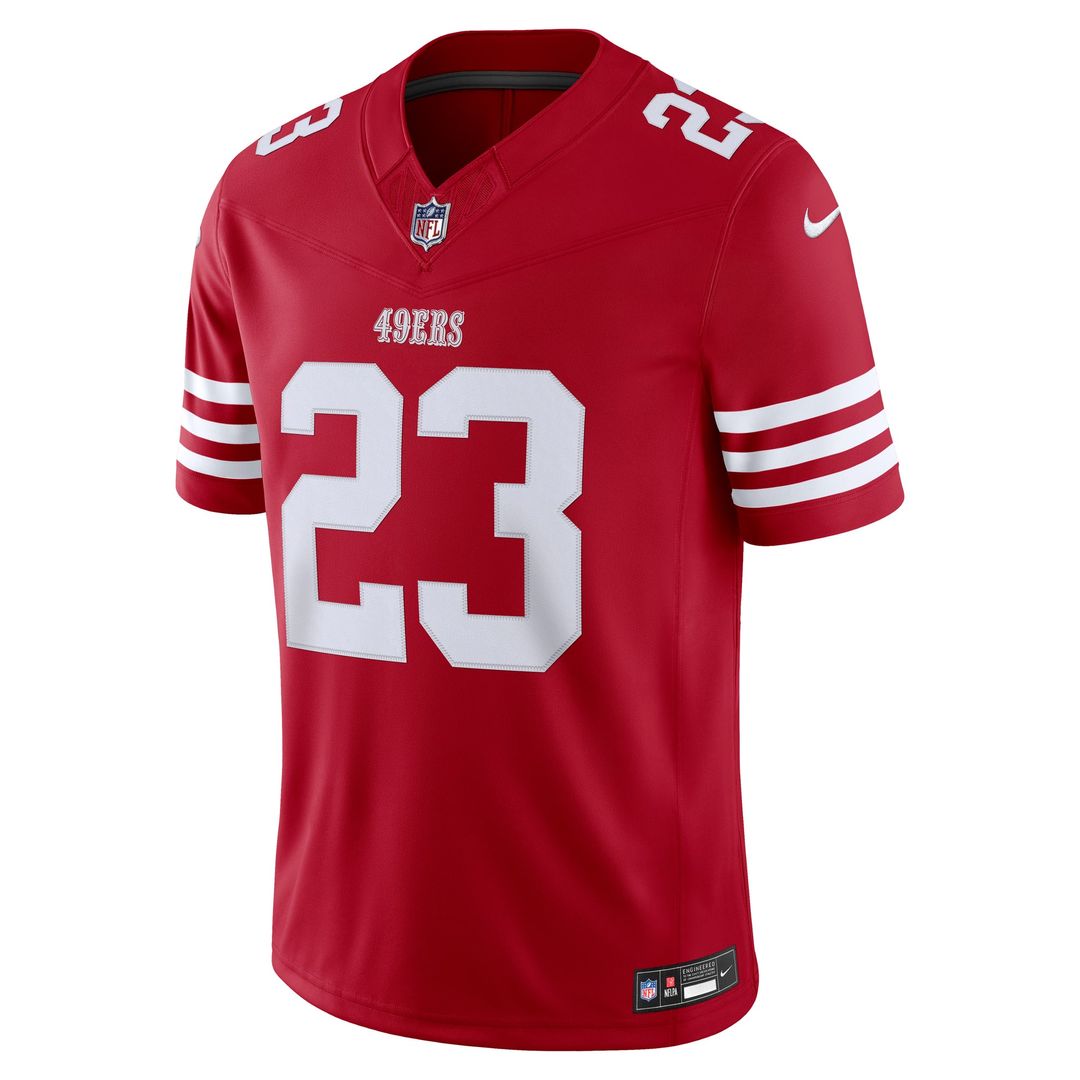Christian McCaffrey San Francisco 49ers Team Vapor F.U.S.E. Stitched Limited Jersey - Scarlet