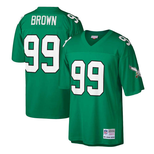 Jerome Brown Philadelphia Eagles Big & Tall 1990 Retired Player Replica Jersey - Kelly Green