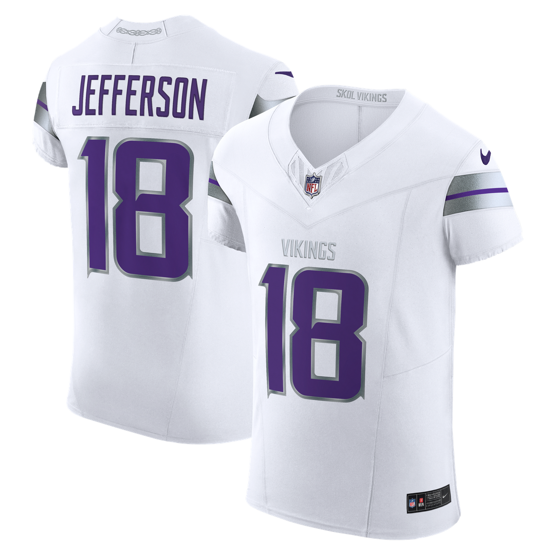 Justin Jefferson Minnesota Vikings Alternate Vapor F.U.S.E. Elite Player Jersey - White