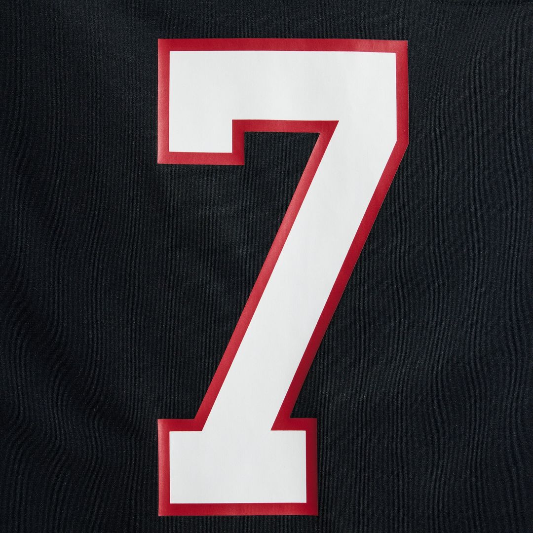Bijan Robinson Atlanta Falcons Throwback Game Jersey - Black