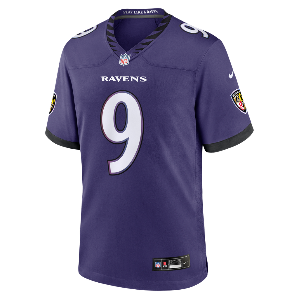 Zion Young Baltimore Ravens Team Game Jersey - Purple