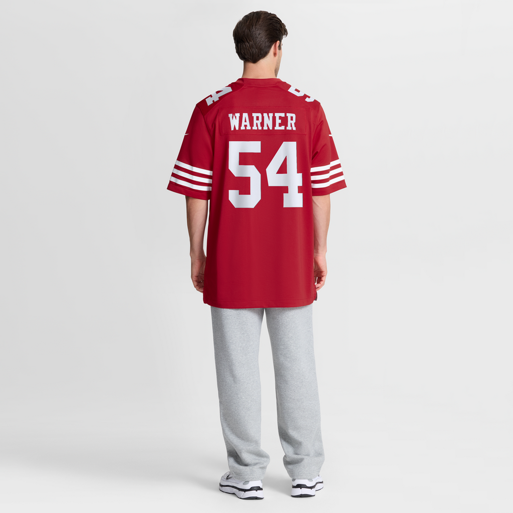 Fred Warner San Francisco 49ers 80th Anniversary Game Jersey - Scarlet