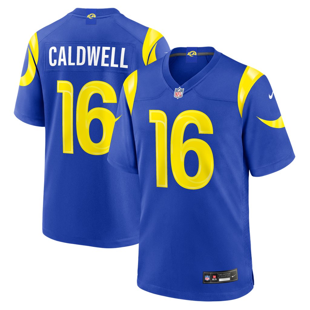 Matthew Caldwell Los Angeles Rams Team Game Jersey - Royal