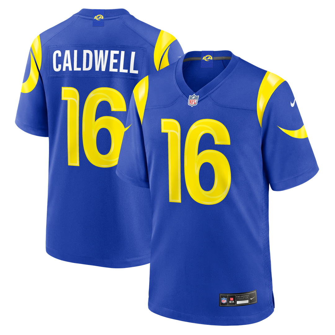 Matthew Caldwell Los Angeles Rams Team Game Jersey - Royal