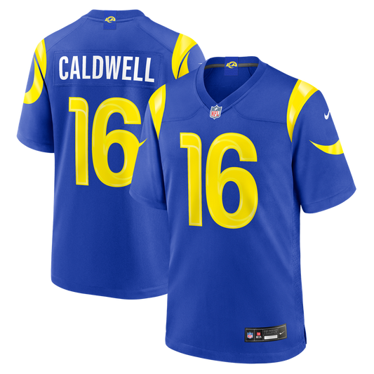 Matthew Caldwell Los Angeles Rams Team Game Jersey - Royal