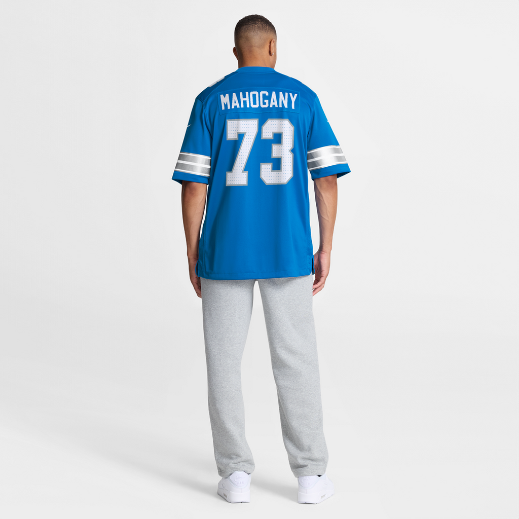 Christian Mahogany Detroit Lions Team Game Jersey - Blue