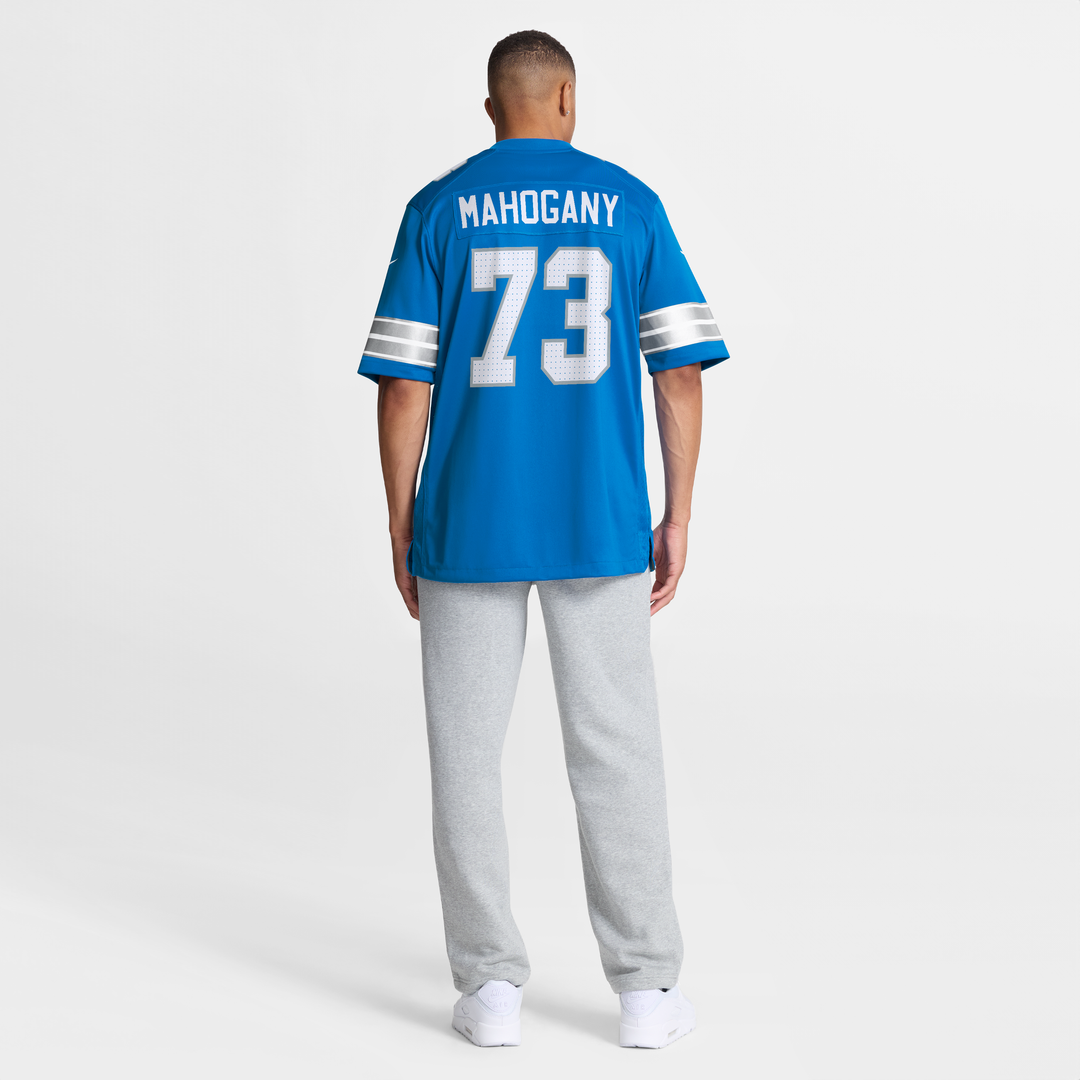 Christian Mahogany Detroit Lions Team Game Jersey - Blue